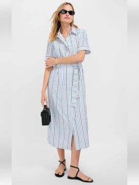 Tuckernuck High Tide Jacquard Stripe Arie Dress Blue and White Stripes